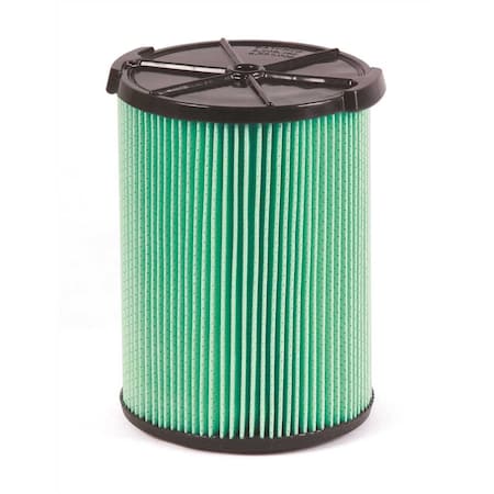 Ridgid 5-Layer HEPA Media Pleated Paper Filter for Most 5 Gal. and Larger Wet/Dry Shop Vacuums VF6000